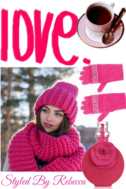 love pink warmth style- Combinaciónde moda