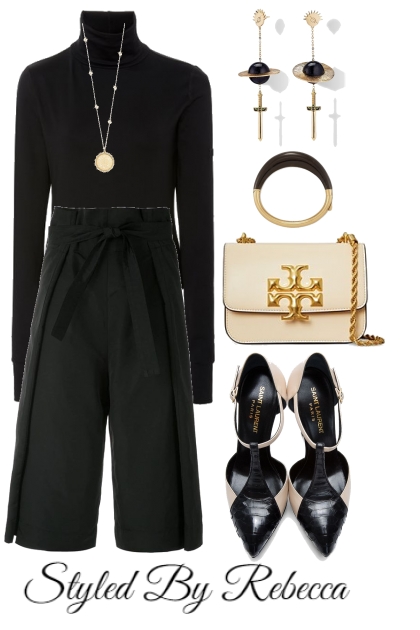 Casual Black Look- combinação de moda