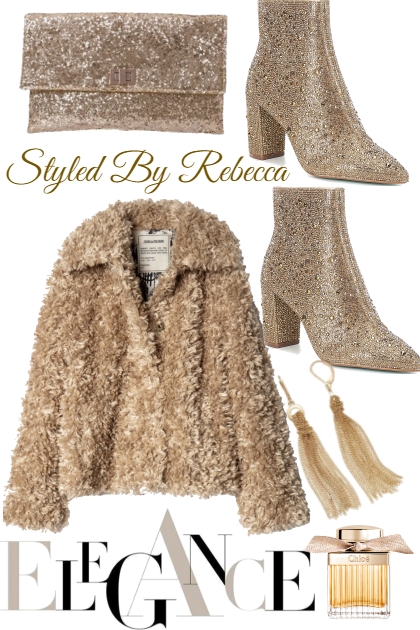 Gold Looks For Winter- Combinaciónde moda
