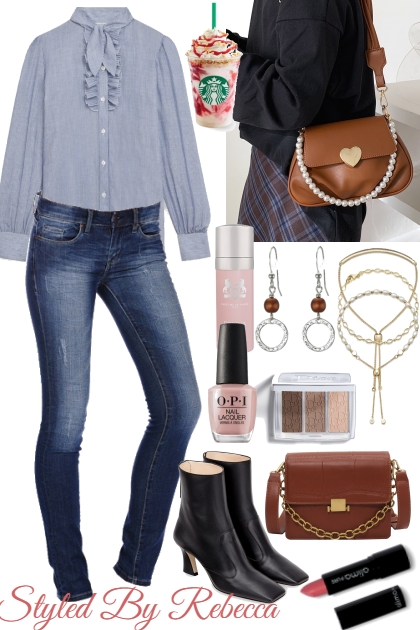 casual blouse day- Modekombination