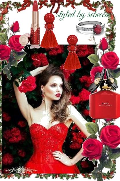 Rojo Amore- combinação de moda