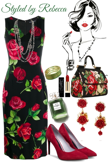 Just a rosey girl- Fashion set