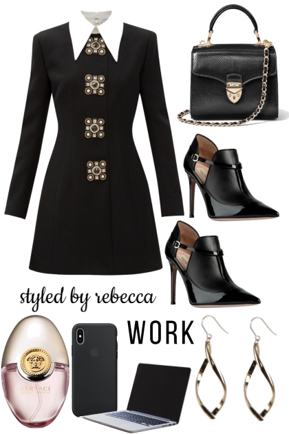 working and looking cute- Fashion set