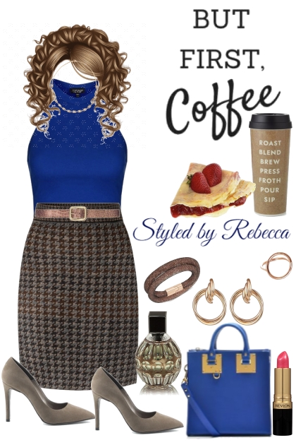 Get Coffee and Go To Work - Fashion set