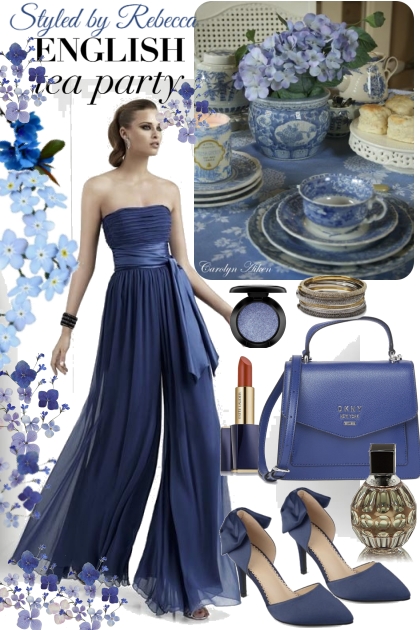 English Tea Party Blue- Fashion set