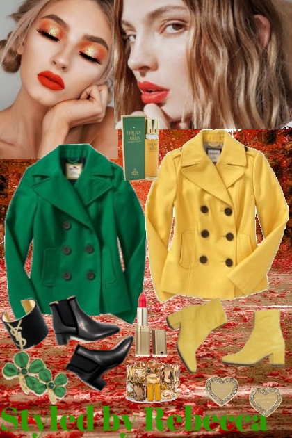 Fall Coats -Color Fest- Fashion set