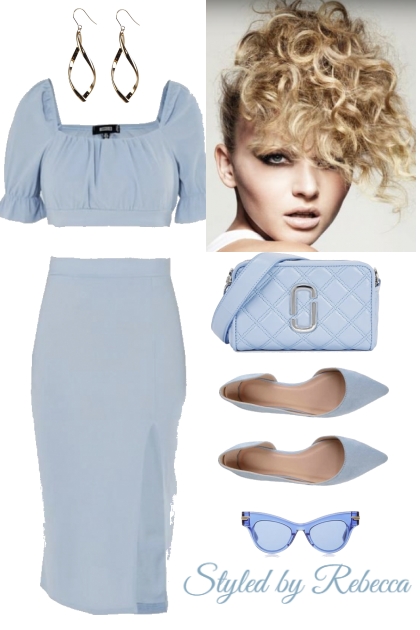 Sky Blue Outfit- Combinazione di moda