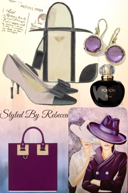 Cute Purple - Combinazione di moda