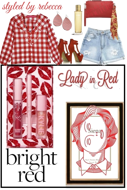 spring into red for 21- Combinazione di moda