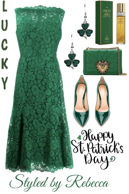St. Patrick's Day Date- combinação de moda