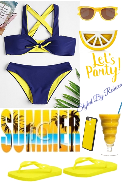 Summer Party By The Lake- Fashion set