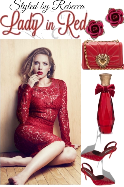 Lady In Red ,Lady Of The Hour- Fashion set
