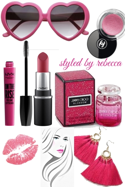 Pink Hottie For Spring- Combinazione di moda
