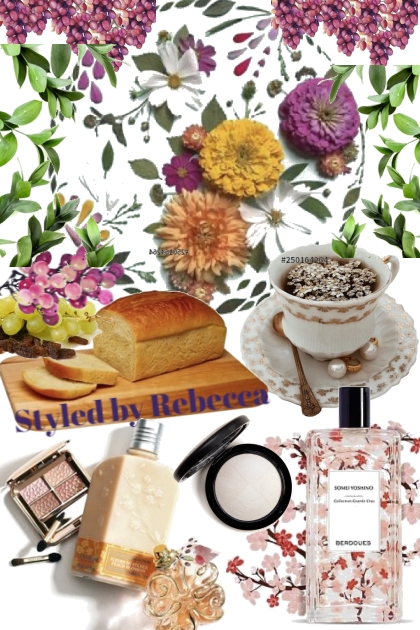 Spring Breakfast and Makeup- Fashion set