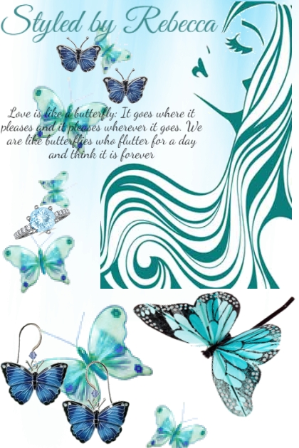 Love is like a butterfly- Fashion set