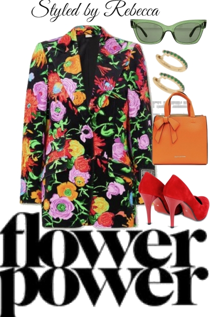 Flower power jacket day- Fashion set