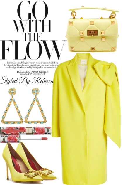 May Yellow Flow- Combinazione di moda