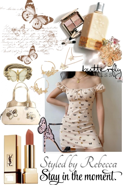 Butterfly Dresses for May- Combinaciónde moda