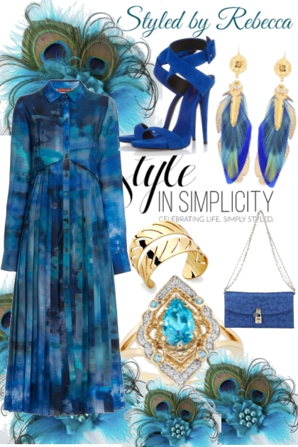 Style Of A Peacock For May- combinação de moda