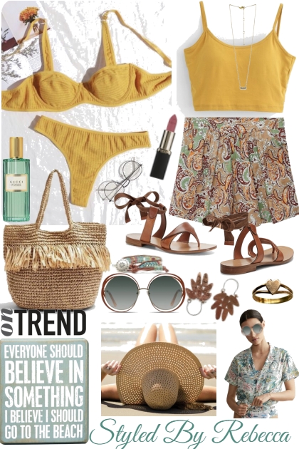 Going To The Beach For The Weekend- Fashion set