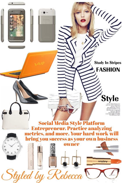 Stripe Fashion Hype- Combinaciónde moda