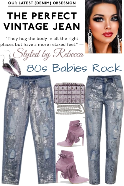80s Babies Rock- Fashion set