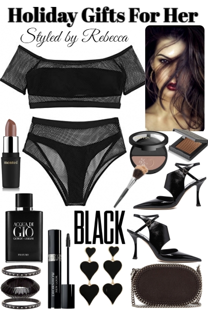 Holiday Gifts For Her-Black- Fashion set