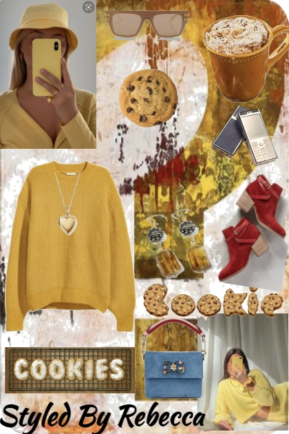 Cookie Yellow- Combinazione di moda