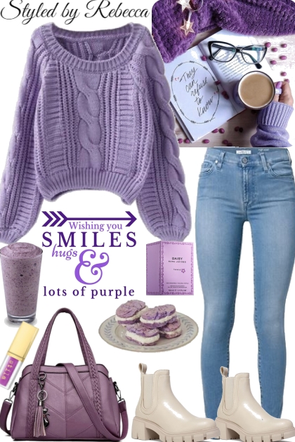 Purple Smiles &amp;Hugs