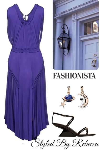 Fashion Purple- combinação de moda