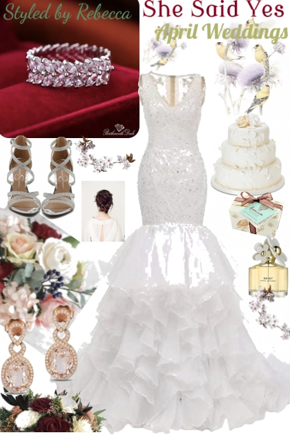 April Wedding Ruffle and Glam