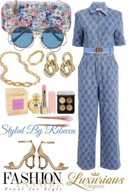 Spring Luxurious Blue- Fashion set