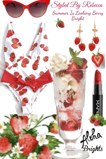 Summer Is Looking Berry Bright- Fashion set
