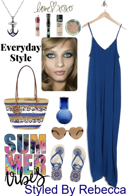 Summer Vibes in Loving Blue- Combinaciónde moda