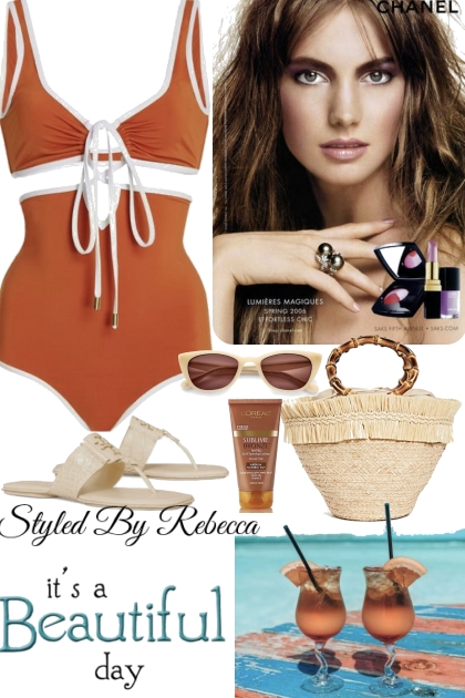 Beautiful Day For The Beach- Fashion set