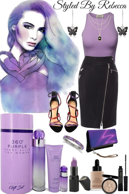 360 Purple- Combinazione di moda