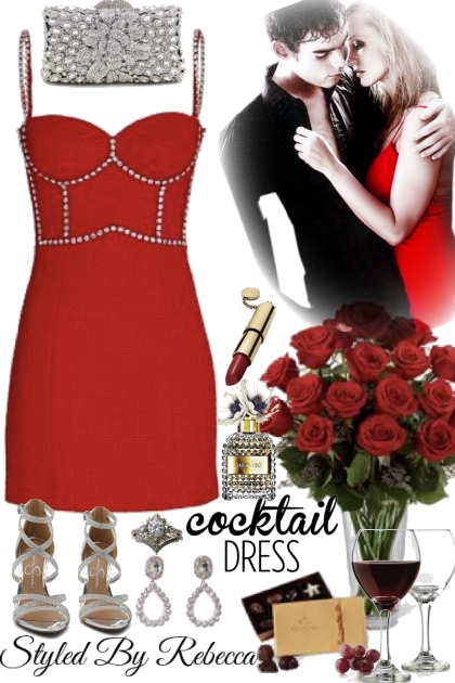 Red Cocktail Dress For A Romantic Night