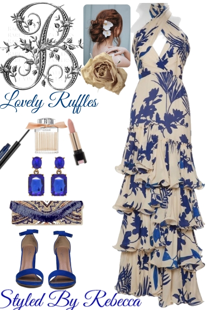 Lovely Ruffles For Ladies- Fashion set