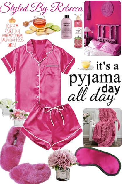 Pink Pj Day- Fashion set