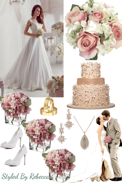 Tiny Hints Of Floral Wedding- Fashion set