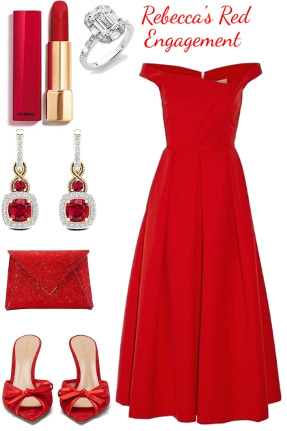 Red Engagement- combinação de moda