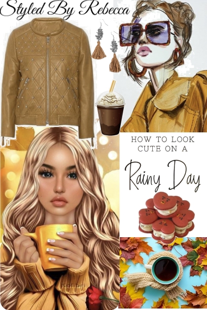 Rainy Day Coat Day- Fashion set