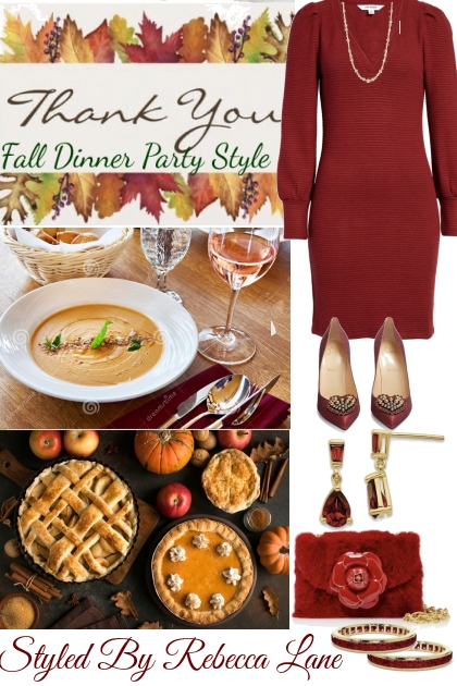 Fall Dinner Party Style- Combinaciónde moda