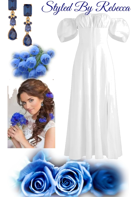 Blue Floral  -Spring Wedding- Modna kombinacija