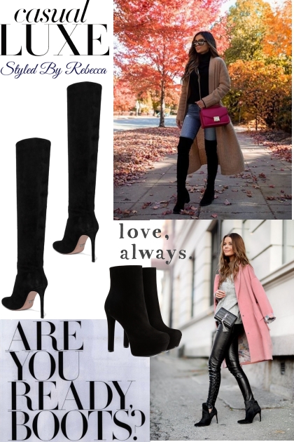 Fall Ready On The Go Boots- Модное сочетание