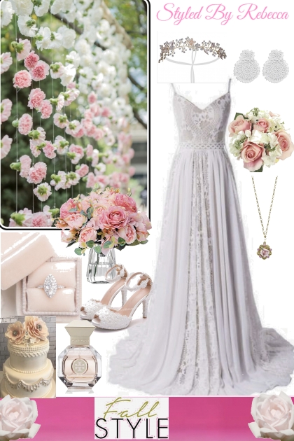 Fall Floral Lace For A Small Wedding- Combinazione di moda