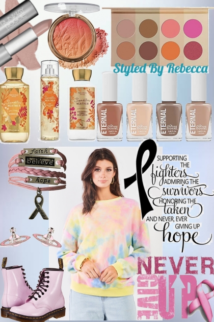 Never Give Up-10/8/22- combinação de moda