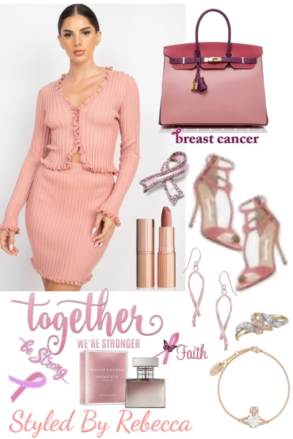 Pink Work Casual -Breast Cancer - Combinazione di moda