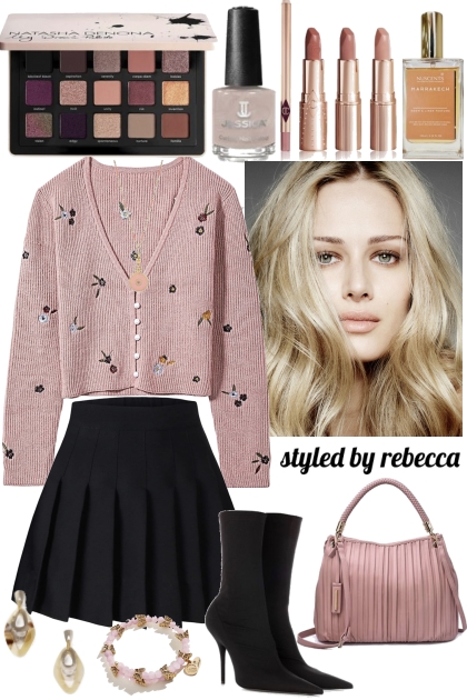 autumn pinks for cold weather- Fashion set