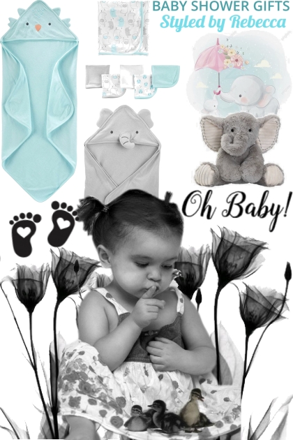 Baby Shower Basic Gifts- combinação de moda